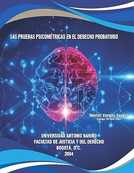 Portada del libro Las pruebas psicométricas en el derecho probatorio